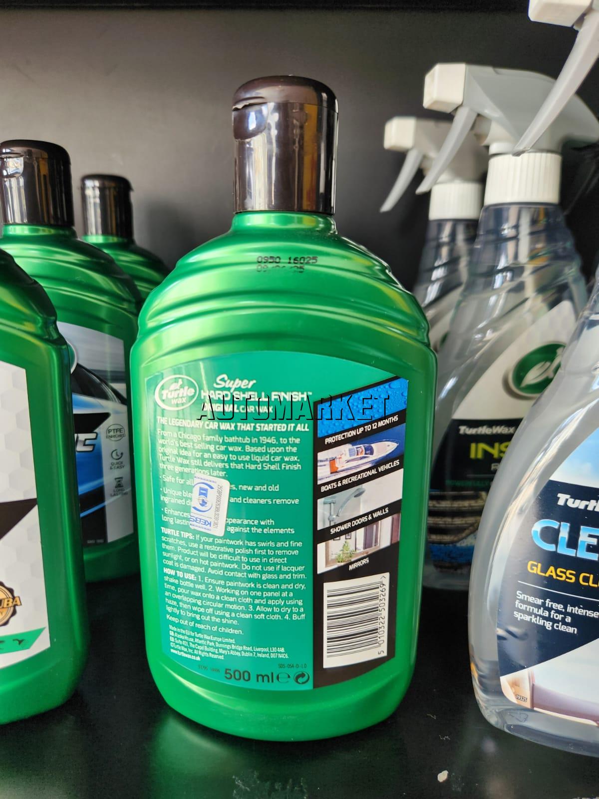 Turtle Wax Super Hard Shell Finish Original Car Wax 500ml