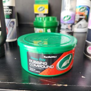 Turtle Wax Heavy Duty Rubbing Compound 298g – Scratch, Oxidation & Paint Transfer Remover