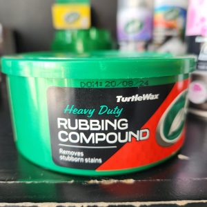 Turtle Wax Heavy Duty Rubbing Compound 298g – Scratch, Oxidation & Paint Transfer Remover
