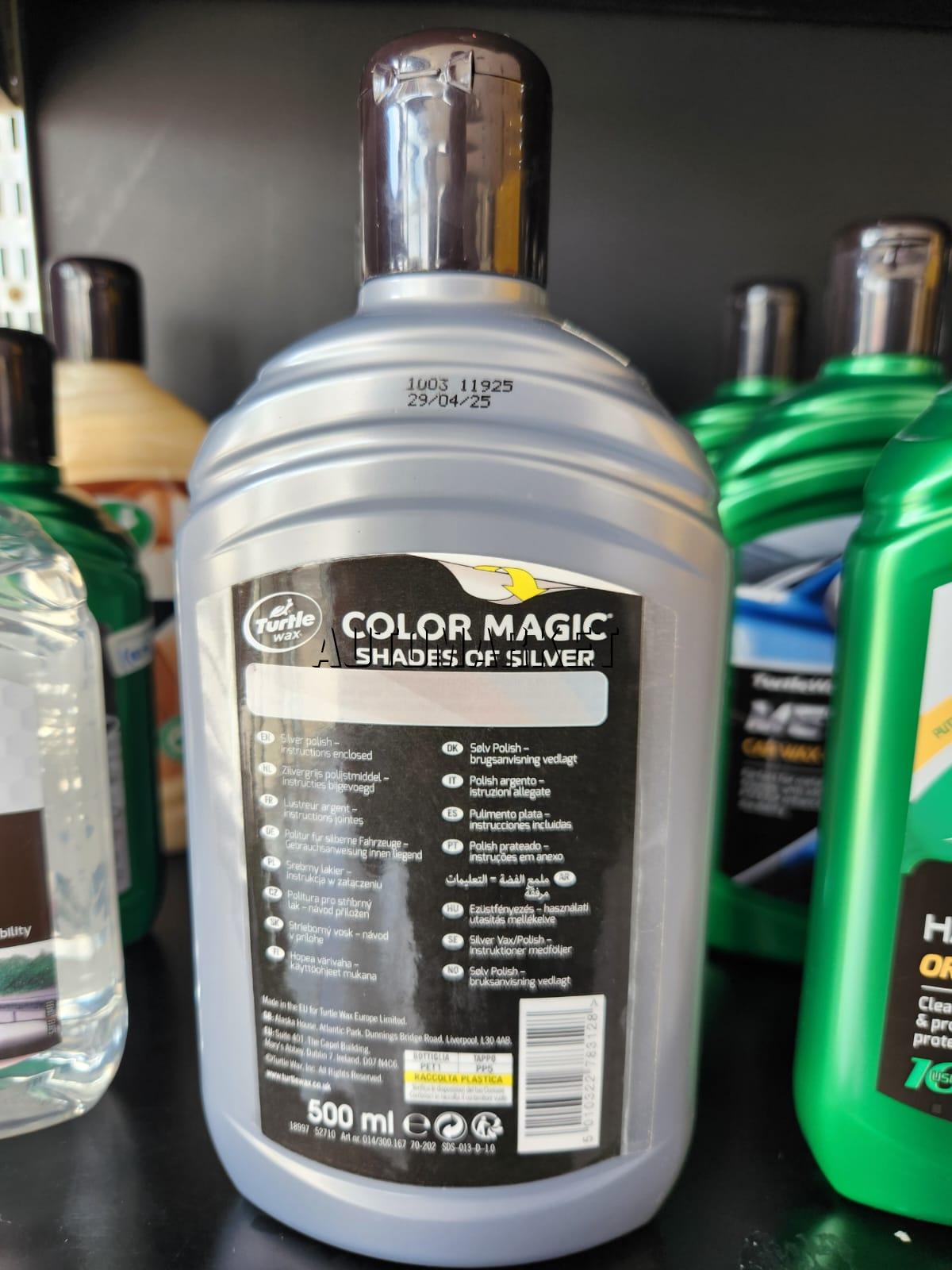 Turtle Wax Color Magic Prestige Silver Car Wax 500ml