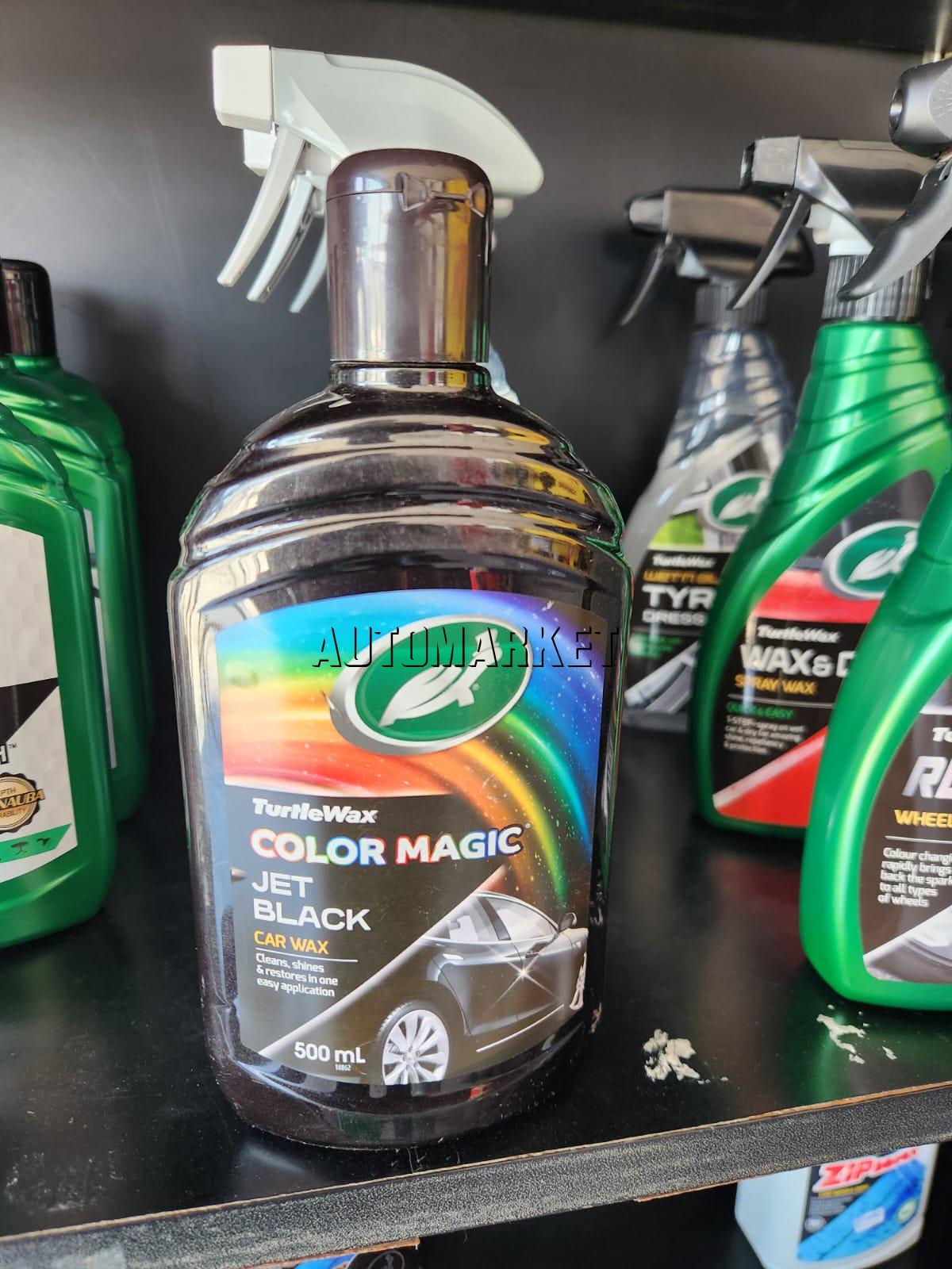 Turtle Wax Color Magic Jet Black Car Wax 500ml