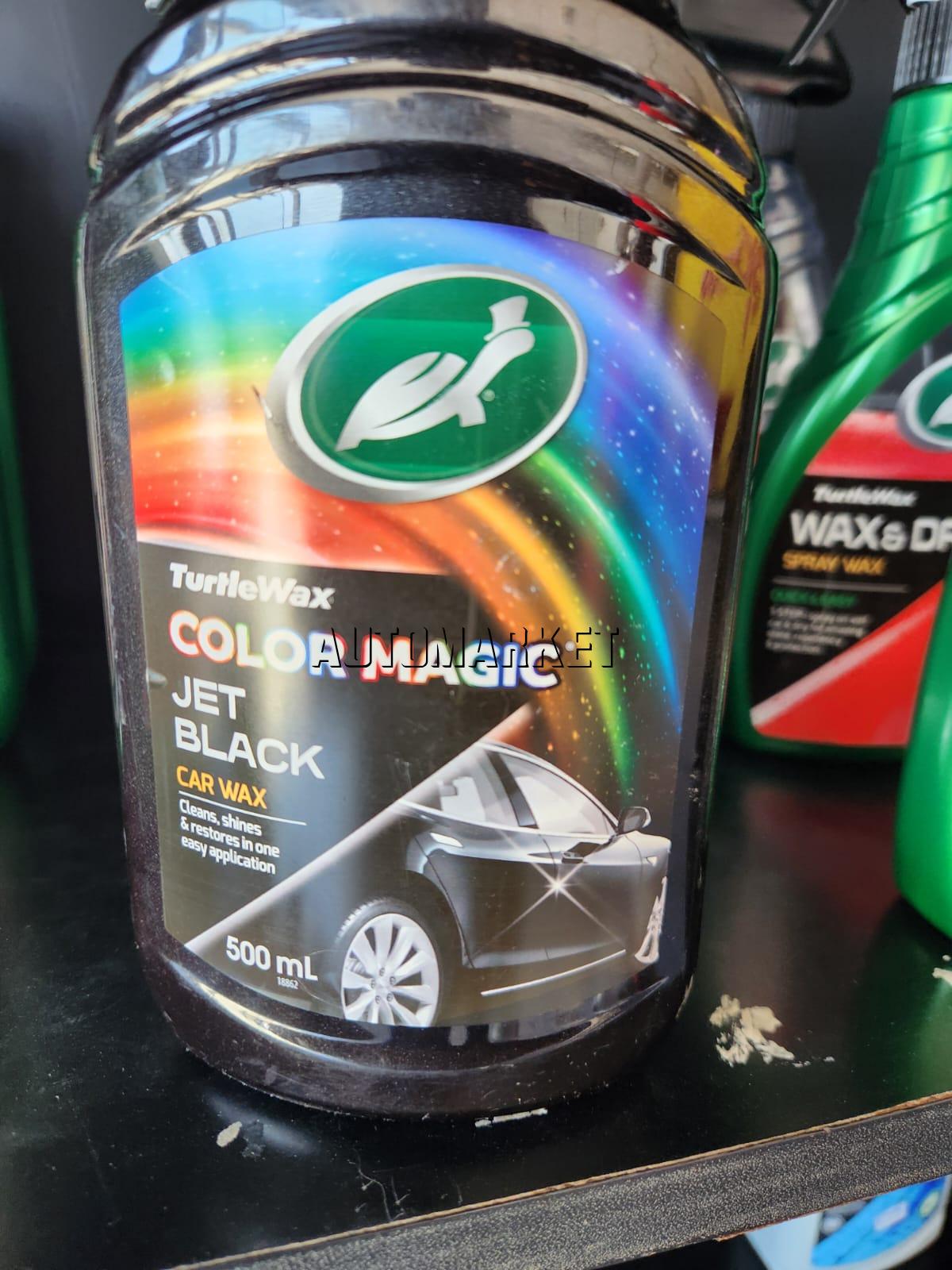 Turtle Wax Color Magic Jet Black Car Wax 500ml