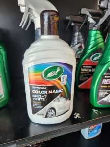 Turtle Wax Color Magic Bright White Car Wax 500ml for white vehicle paint