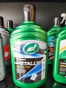 Turtle Wax Metallic Car Wax + PTFE 500ml for metallic paint protection and gloss