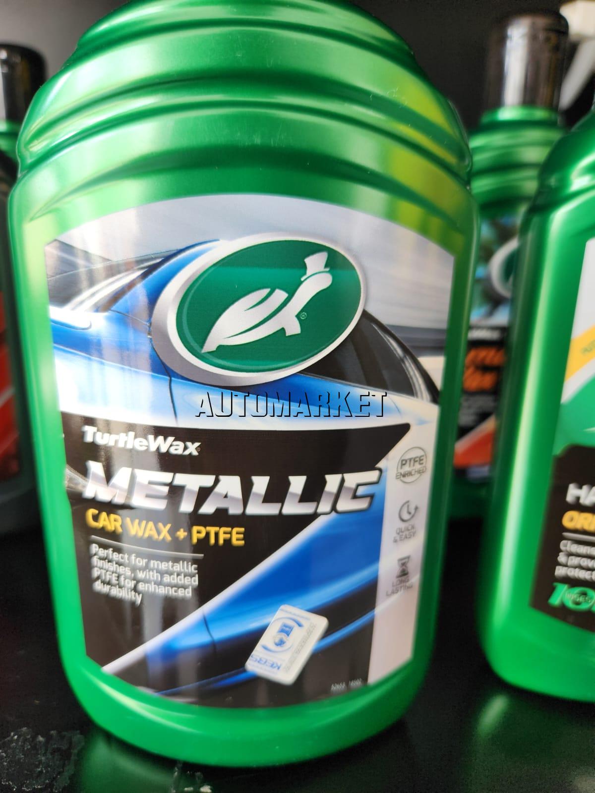 Turtle Wax Metallic Car Wax + PTFE 500ml