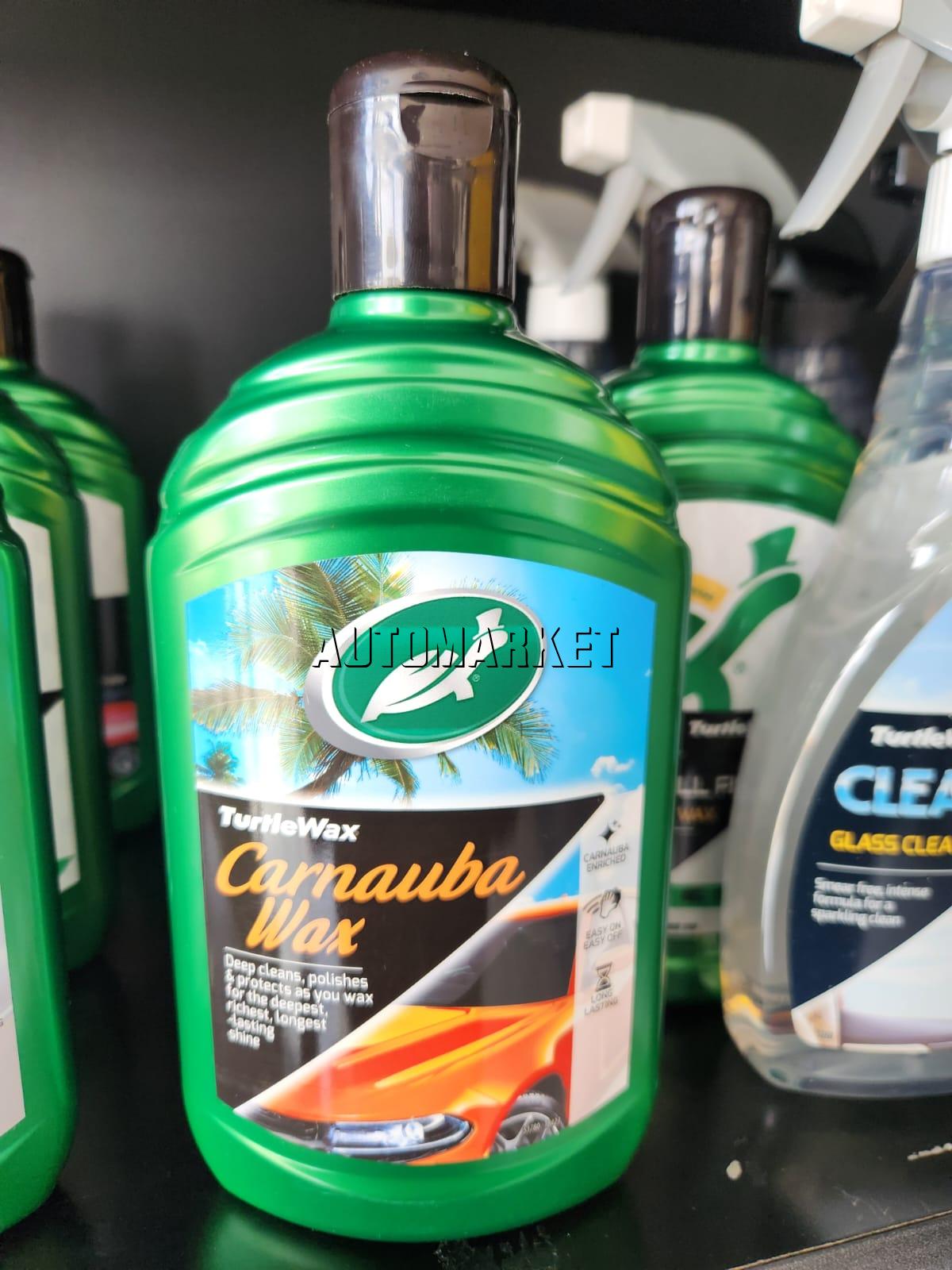 Turtle Wax Carnauba Wax 500ml – Deep Gloss Car Wax & Paint Protection