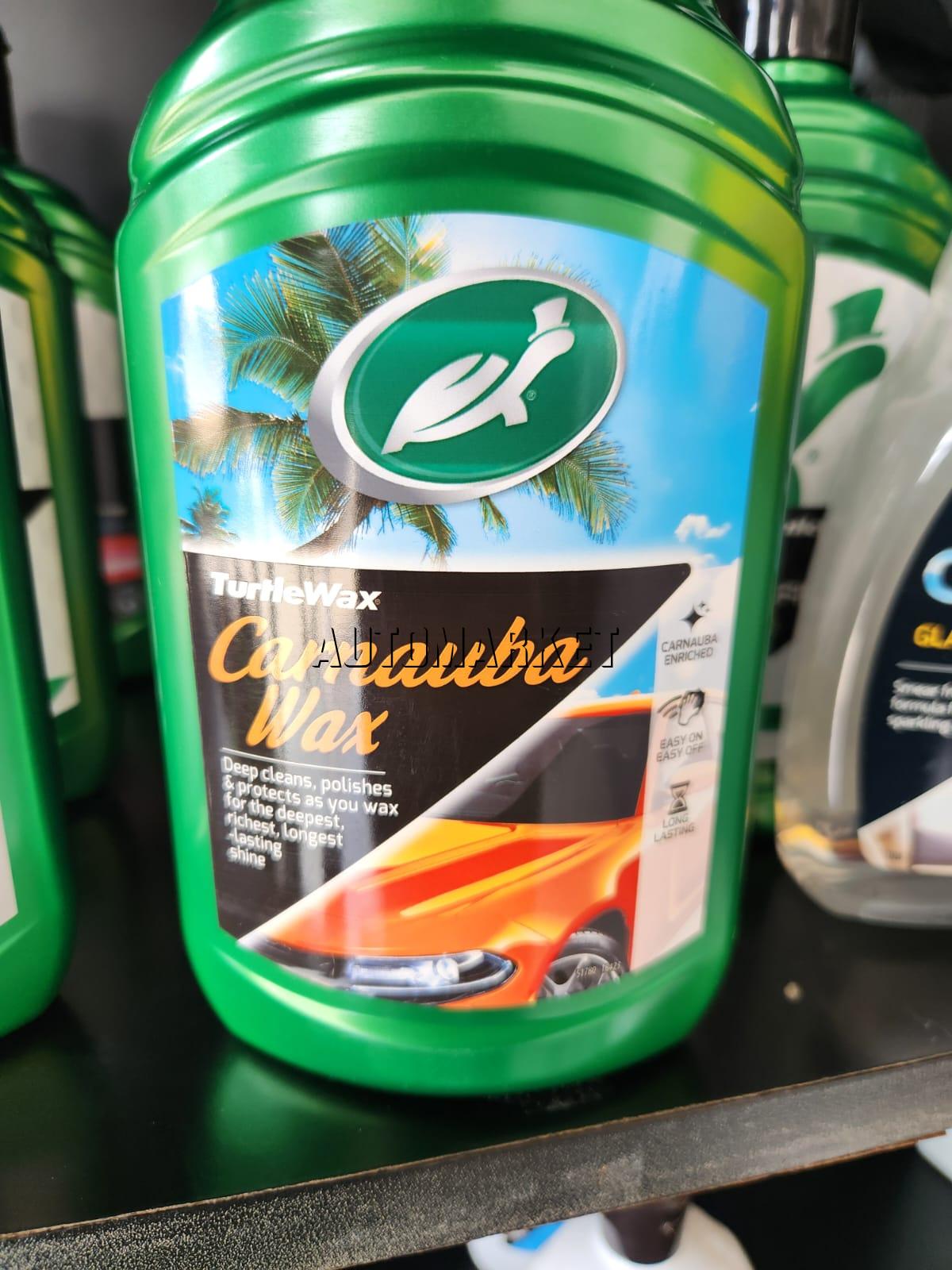 Turtle Wax Carnauba Wax 500ml – Deep Gloss Car Wax & Paint Protection