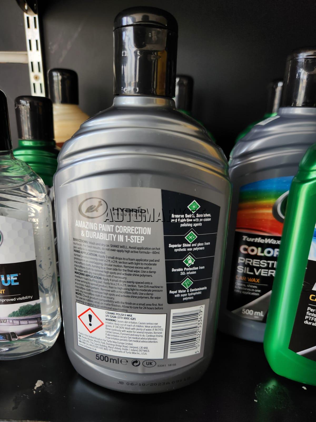 Turtle Wax Hybrid Solutions Ceramic Polish & Wax 500ml