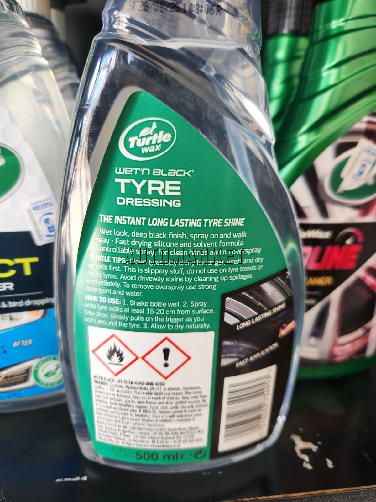 Turtle Wax Wet’n Black Tyre Dressing 500ml