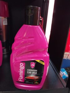 Flamingo Carnauba Car Wax F393 300ml for vehicle paint shine and protection