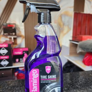 Flamingo Tire Shine F085W 500ml – Water-Based High Gloss Tyre Shine