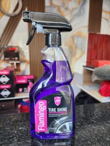 Flamingo Tire Shine F085W 500ml water-based high gloss tyre shine