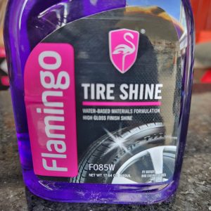 Flamingo Tire Shine F085W 500ml – Water-Based High Gloss Tyre Shine