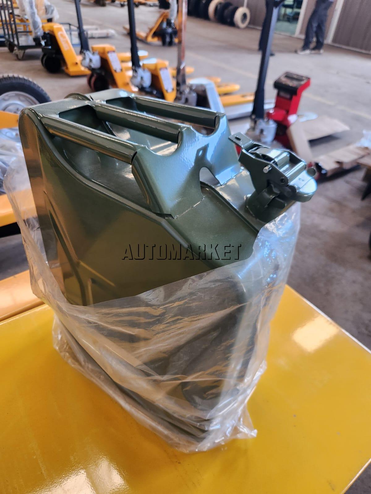20L Metallic Fuel Jerry Can – Heavy Duty Steel Fuel Can