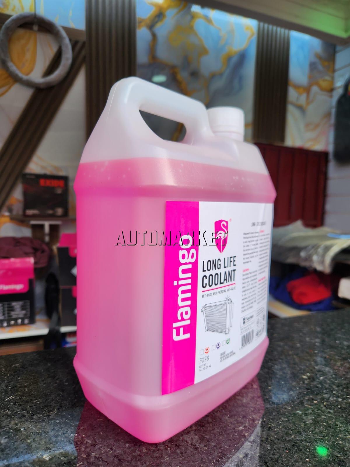 Flamingo Long Life Coolant F078 4L – Anti-Rust, Anti-Freeze & Anti-Scale
