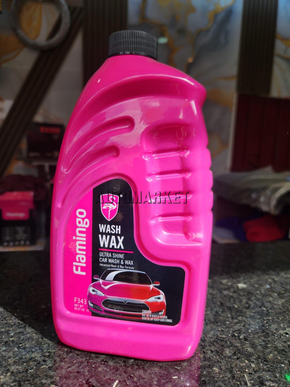 Flamingo Wash Wax F343 1L – Ultra Shine Car Wash & Wax