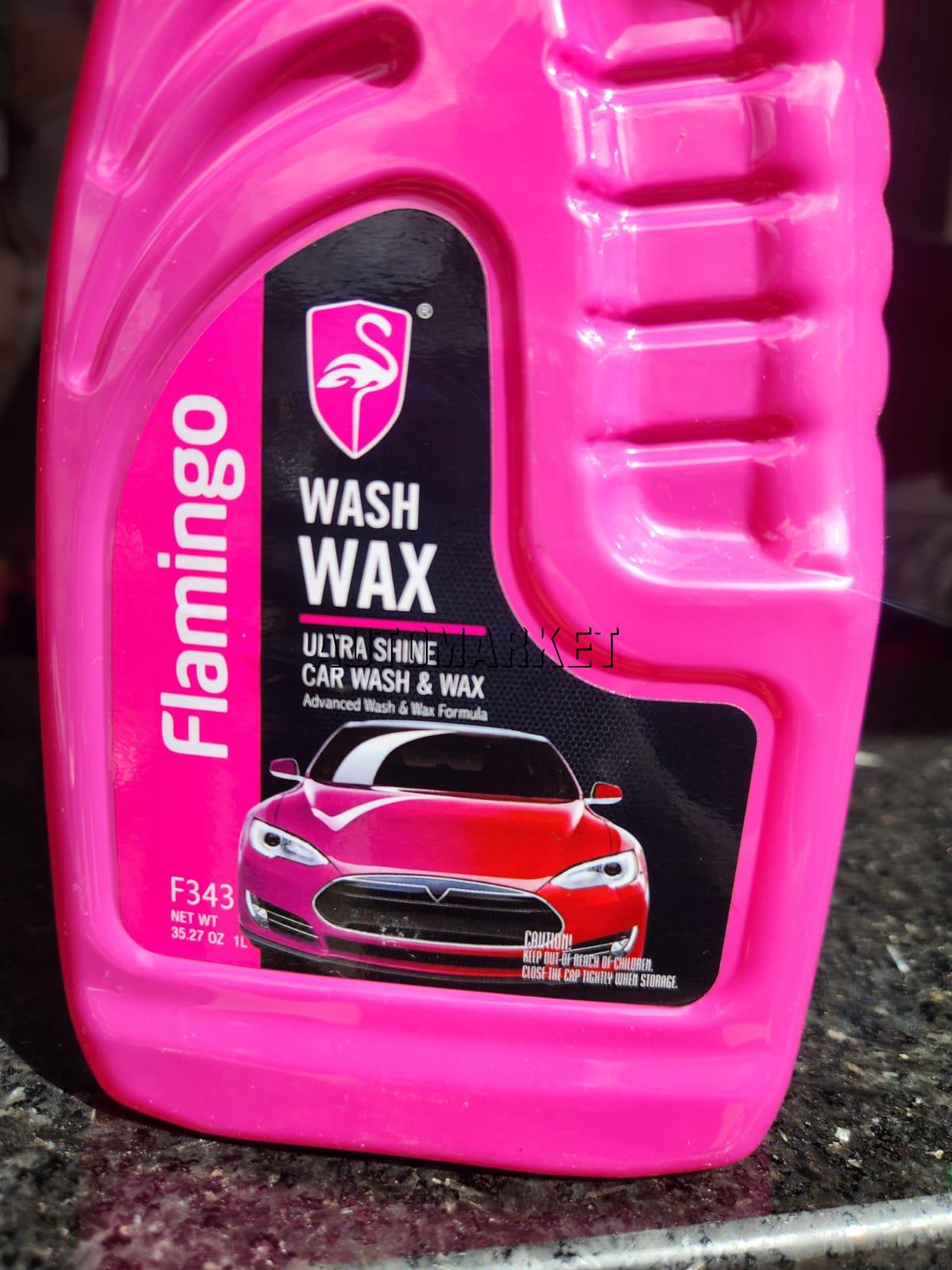 Flamingo Wash Wax F343 1L – Ultra Shine Car Wash & Wax