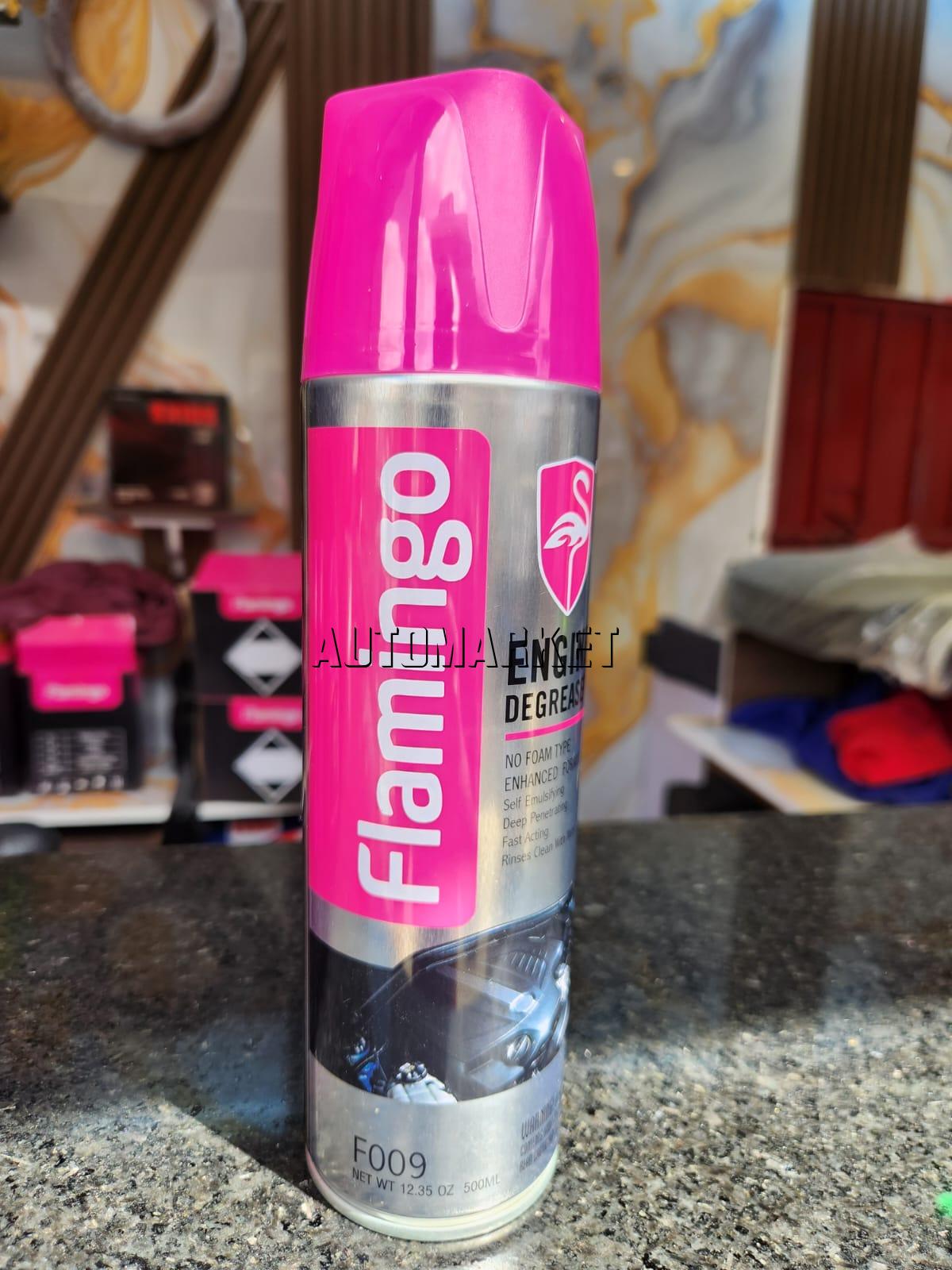 Flamingo Engine Degreaser F009 500ml – No Foam Engine Surface Cleaner