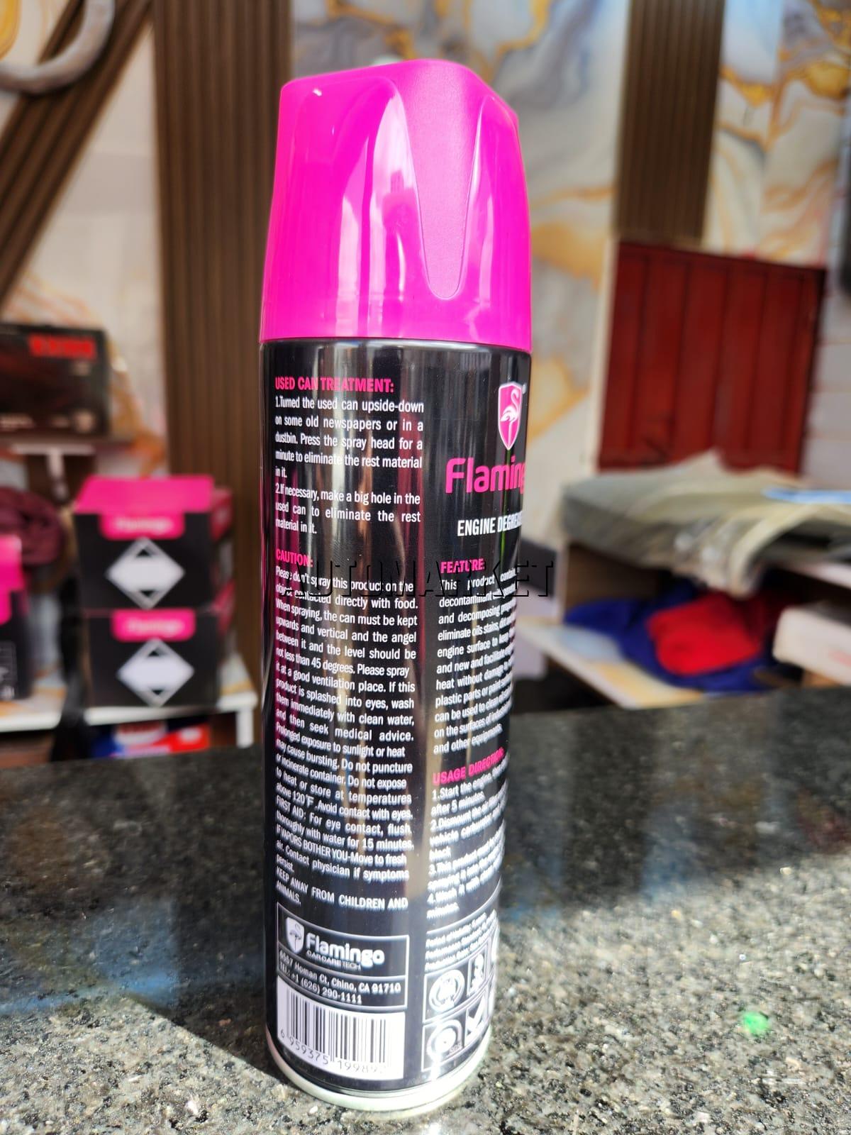 Flamingo Engine Degreaser F009 500ml – No Foam Engine Surface Cleaner