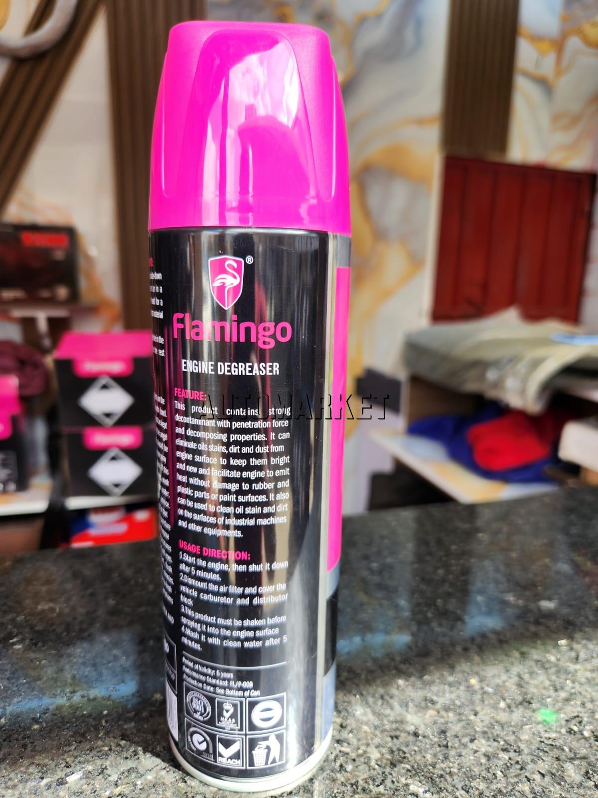Flamingo Engine Degreaser F009 500ml – No Foam Engine Surface Cleaner