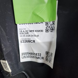 18.4-30 MACAR 14PR Agricultural Tractor Tyre – Made in Turkey