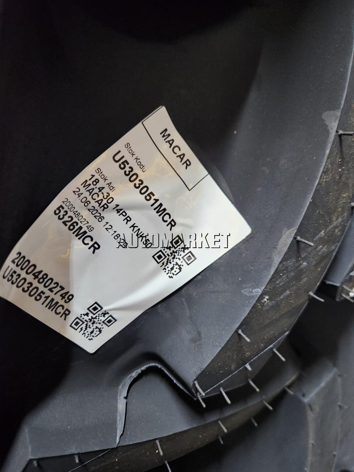 18.4-30 MACAR 14PR Agricultural Tractor Tyre – Made in Turkey