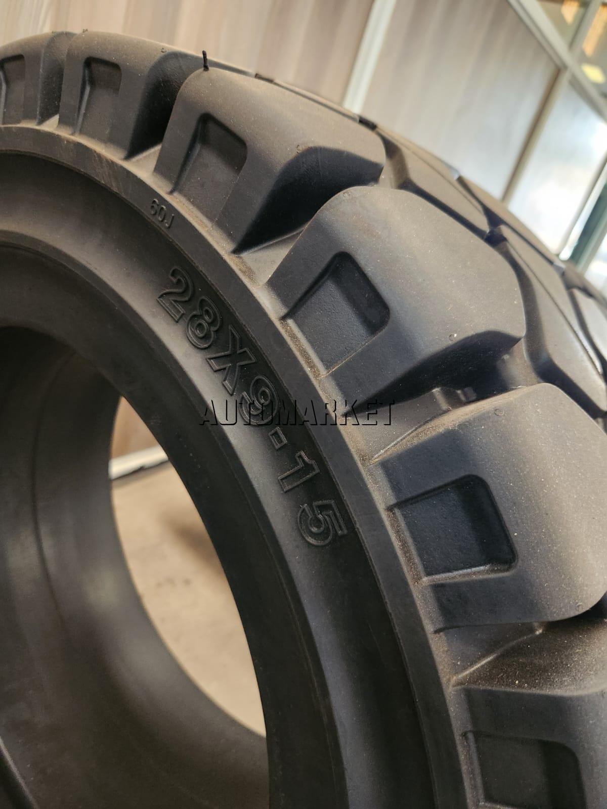 28×9-15 ACHIEVER Solid Standard Industrial Forklift Tyre – Made in Sri Lanka