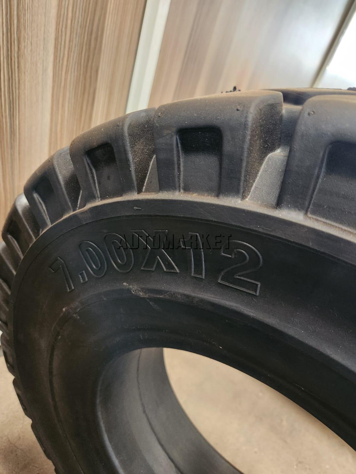 7.00×12 ACHIEVER Solid Standard Industrial Forklift Tyre – Made in Sri Lanka