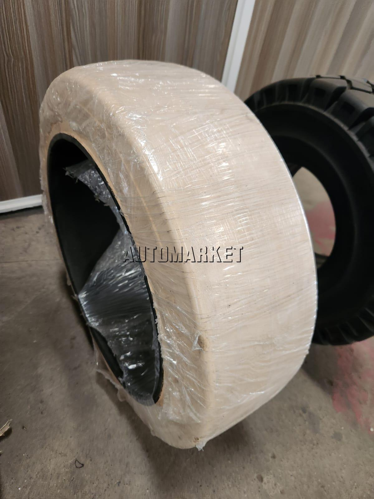 21×7×15 ACHIEVER Solid Non-Marking Cushion Forklift Tyre – Made in Sri Lanka