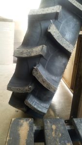13.6-26 MRL Deep Track agricultural tractor tyre made in India with deep angled lug tread.