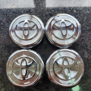 Toyota Chrome Wheel Center Caps – Set of 4