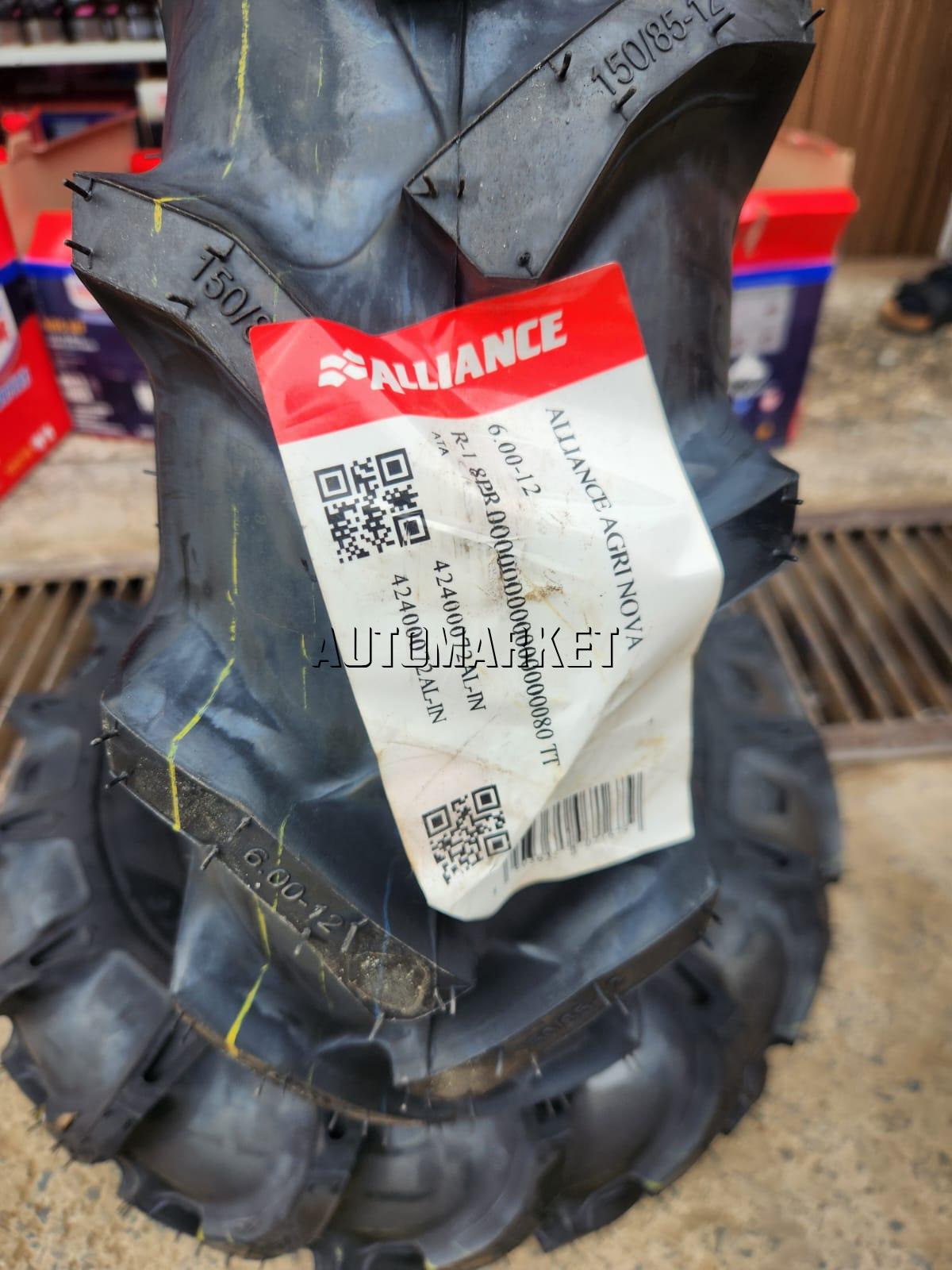 6.00-12 Alliance 8PR Agricultural Tractor Tyre – Made in India