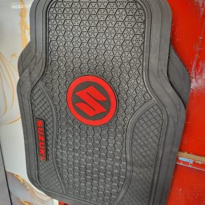 Suzuki Floor Mats for 5-Seater Vehicles – Black and Red