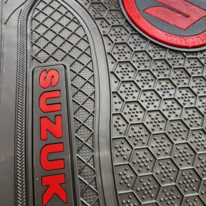 Suzuki Floor Mats for 5-Seater Vehicles – Black and Red