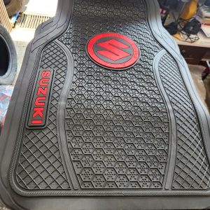 Suzuki Floor Mats for 5-Seater Vehicles – Black and Red