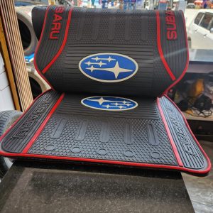 Subaru Floor Mats for 5-Seater Vehicles – Black and Red