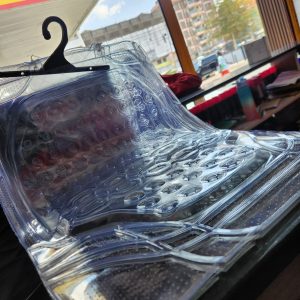 Clear Transparent Car Floor Mats for 5-Seater Vehicles