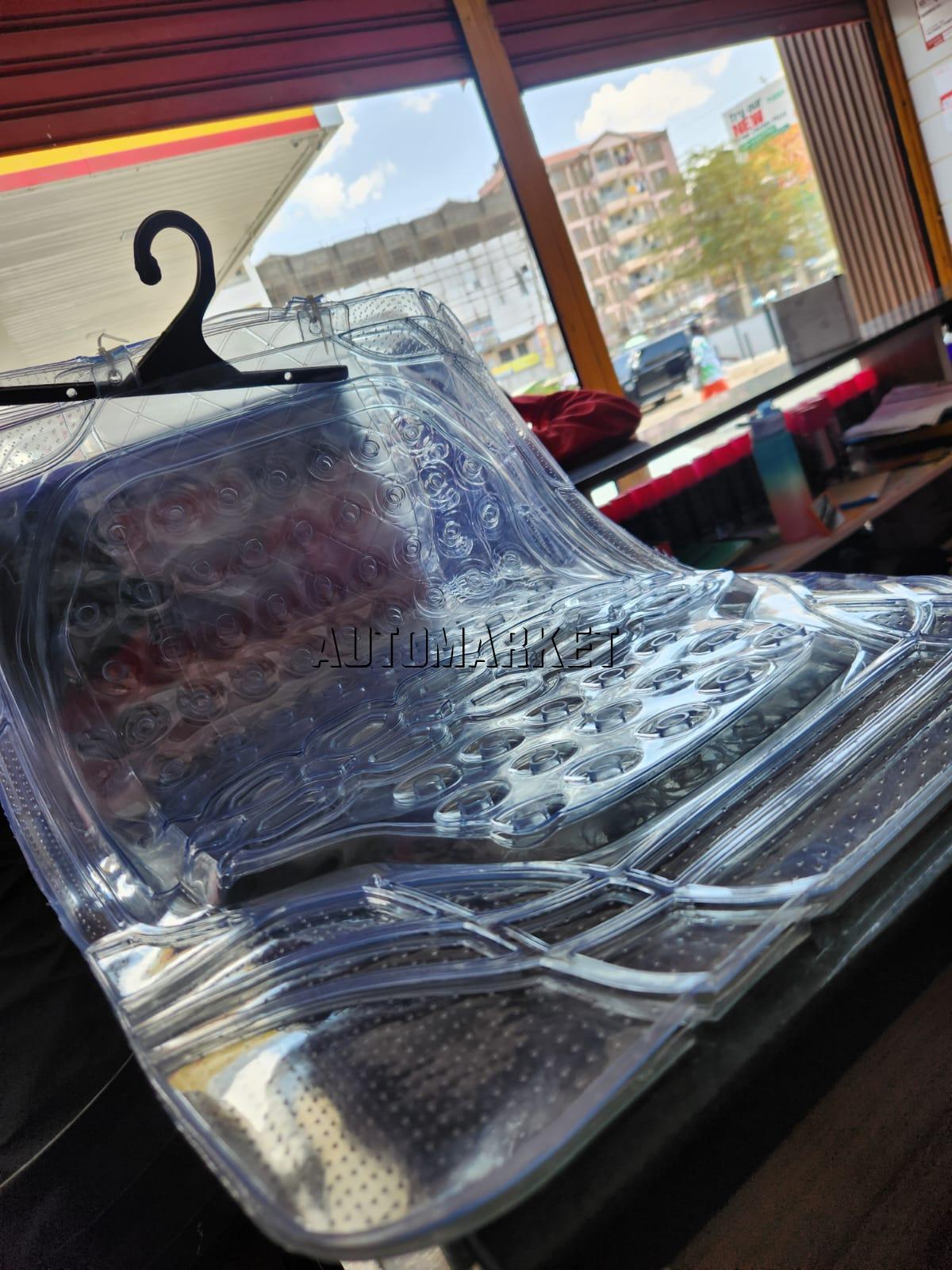 Clear Transparent Car Floor Mats for 5-Seater Vehicles