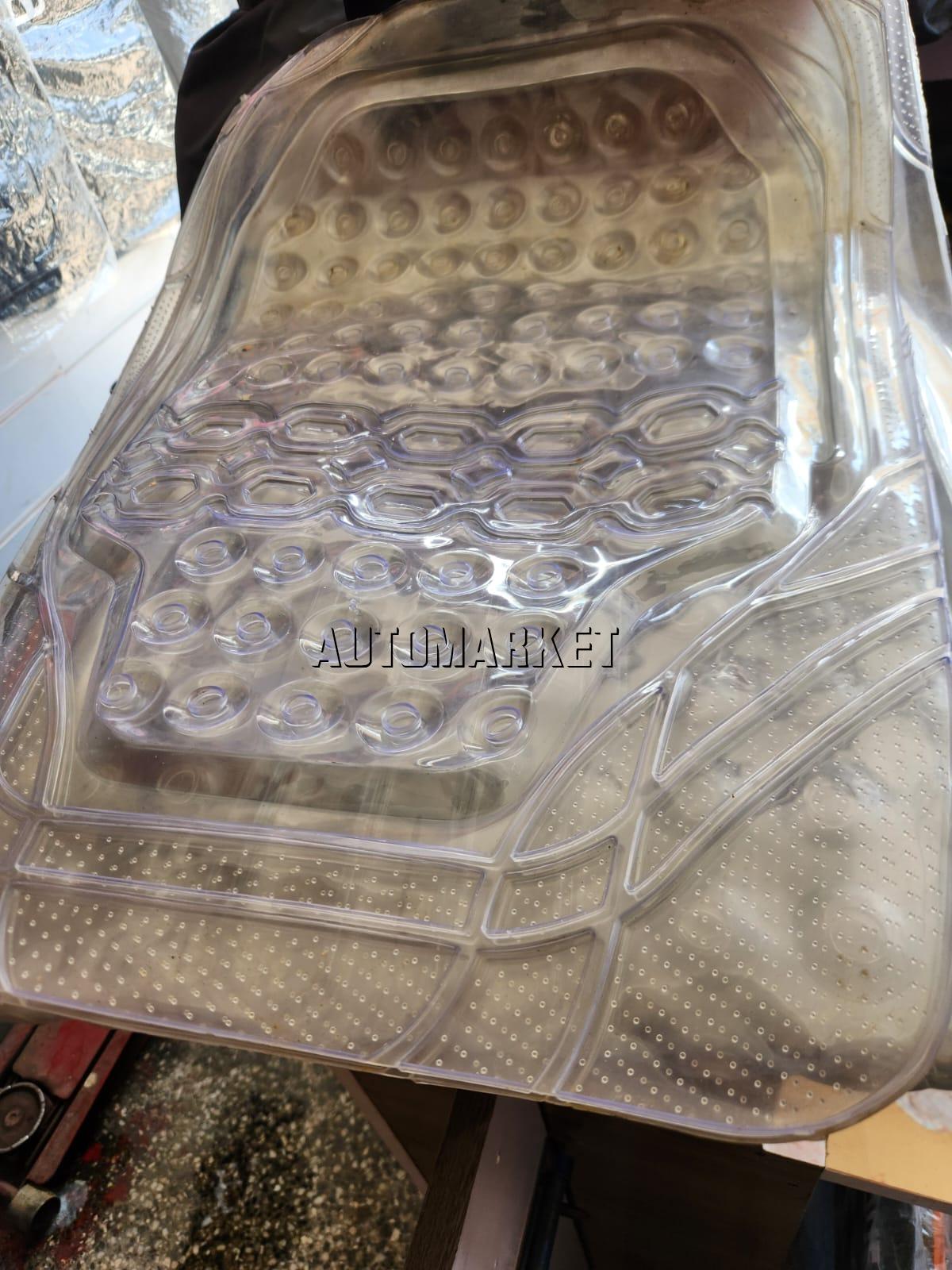 Clear Transparent Car Floor Mats for 7-Seater Vehicles