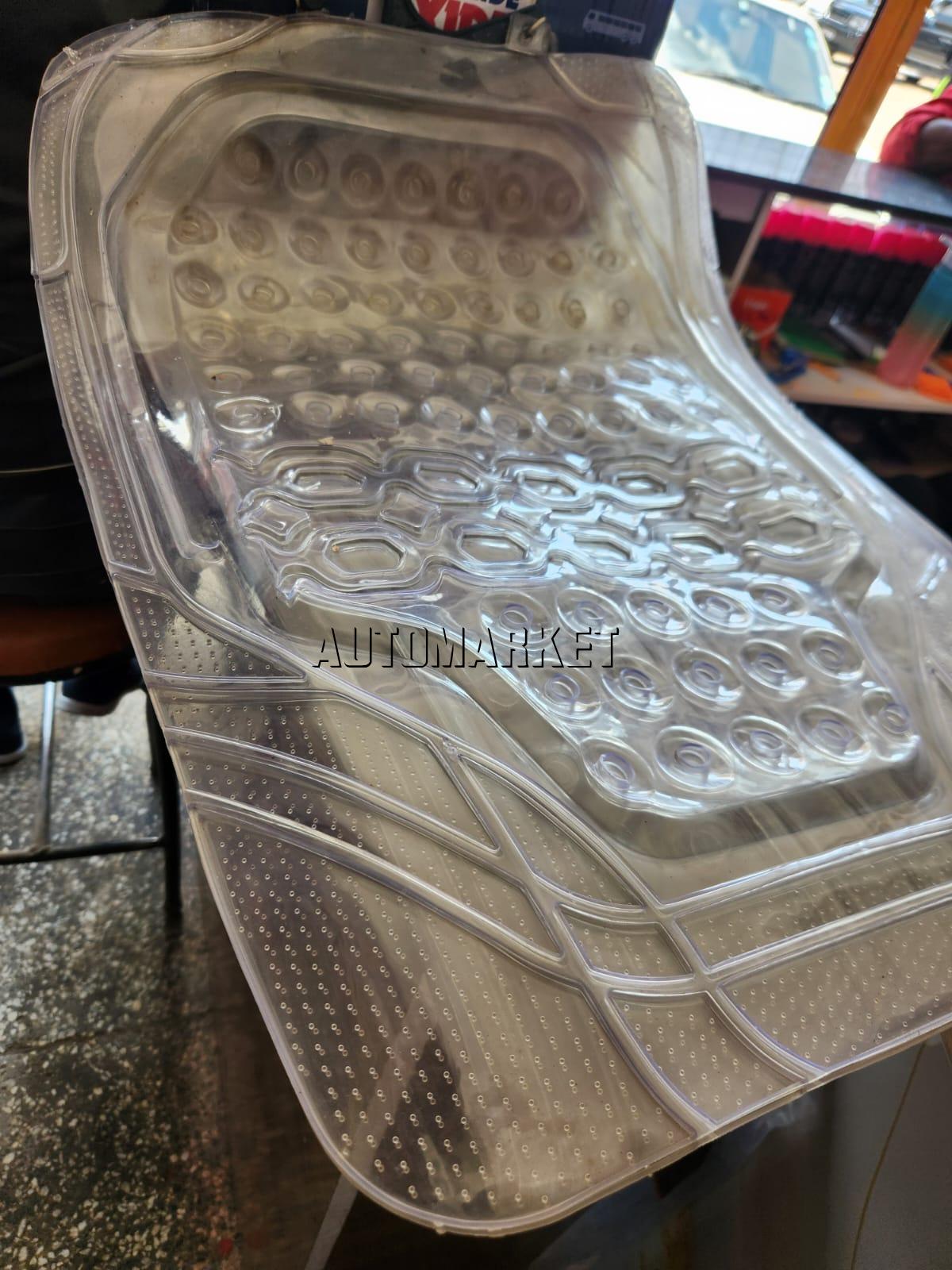 Clear Transparent Car Floor Mats for 7-Seater Vehicles