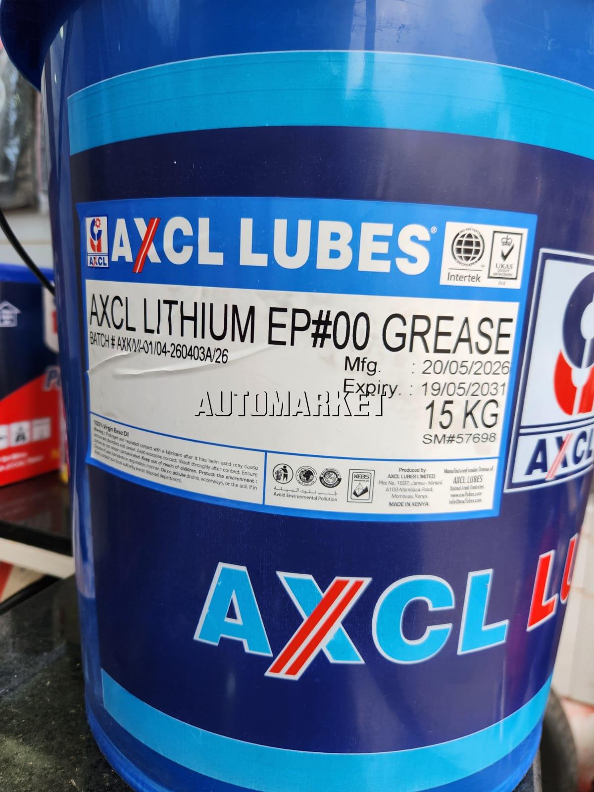 AXCL Lithium EP#00 Grease 15KG