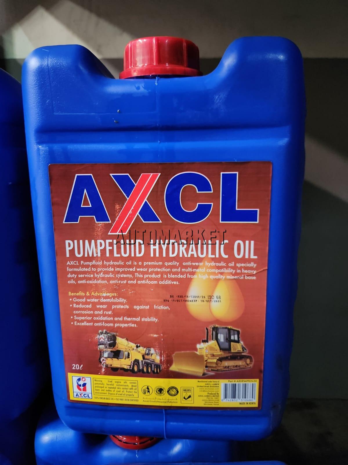 AXCL Pumpfluid Hydraulic Oil 20L