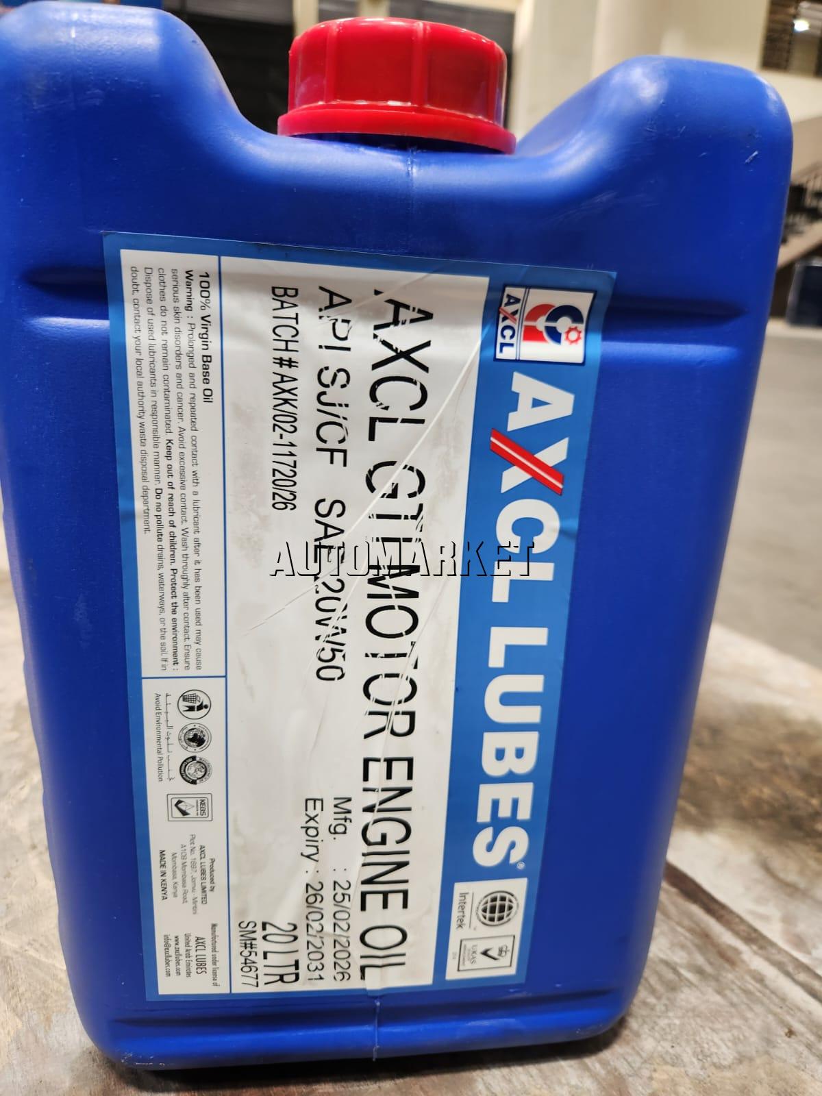 AXCL 20W-50 Motor Engine Oil 20L