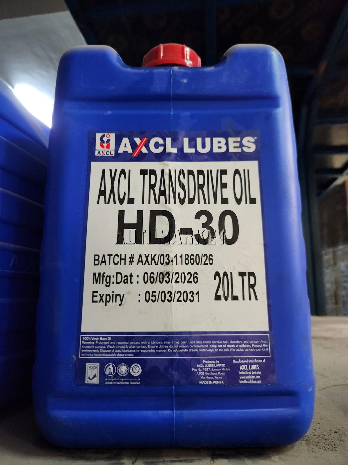 AXCL Transdrive Oil HD-30 20L