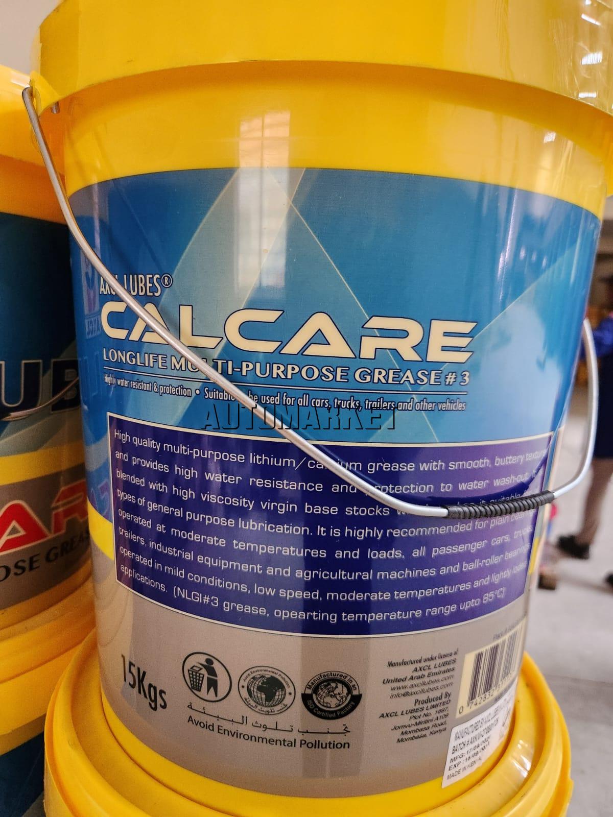 AXCL Calcare Longlife Multi-Purpose Grease #3 15KG