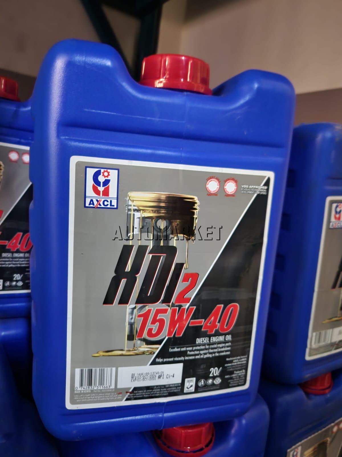 AXCL KD2 15W-40 Diesel Engine Oil 20L