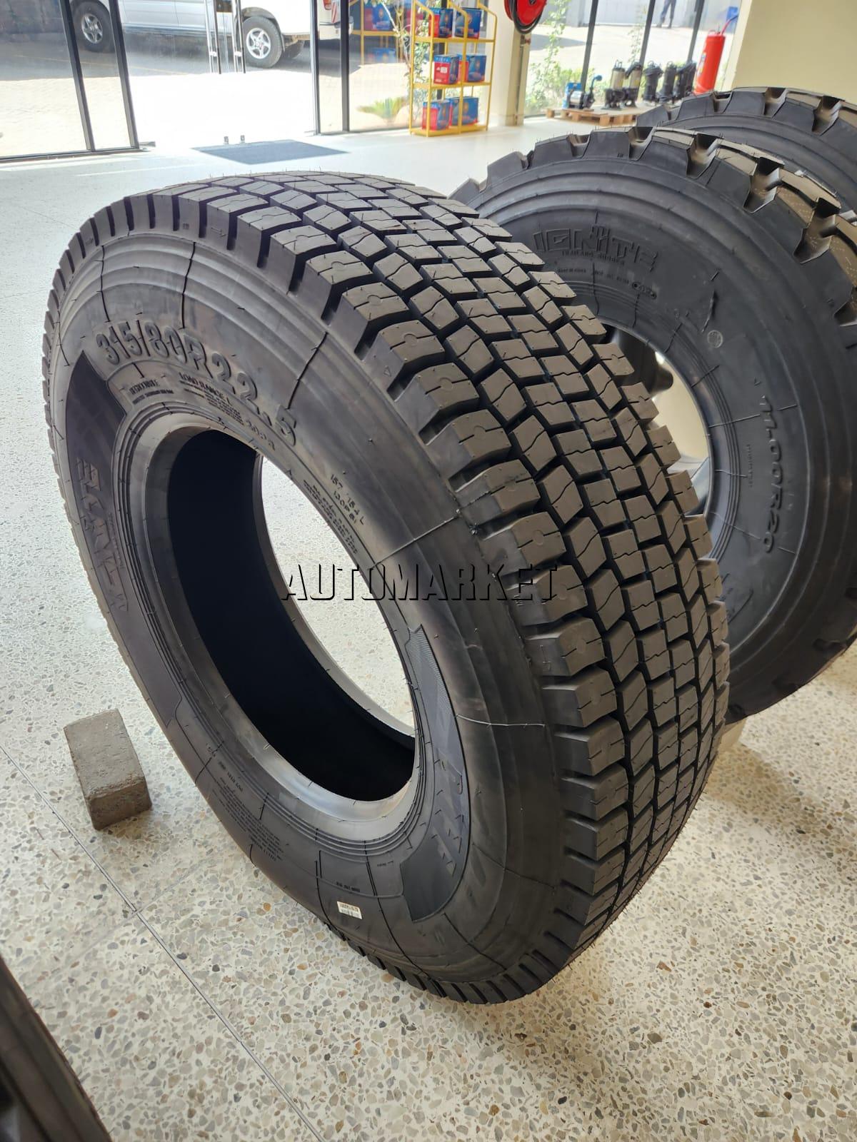 315/80R22.5 Ignite Heavy-Duty Truck Tyre – Block Tread Pattern